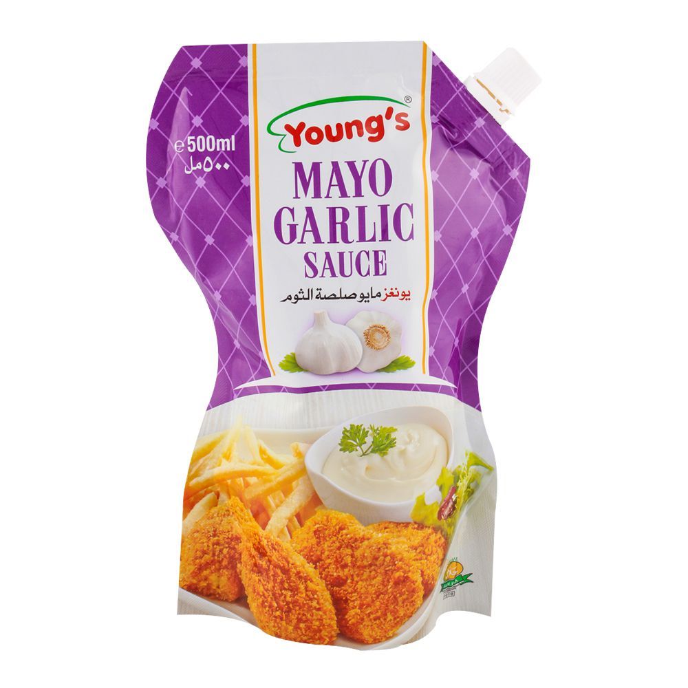 Young's Mayo Garlic 500ml