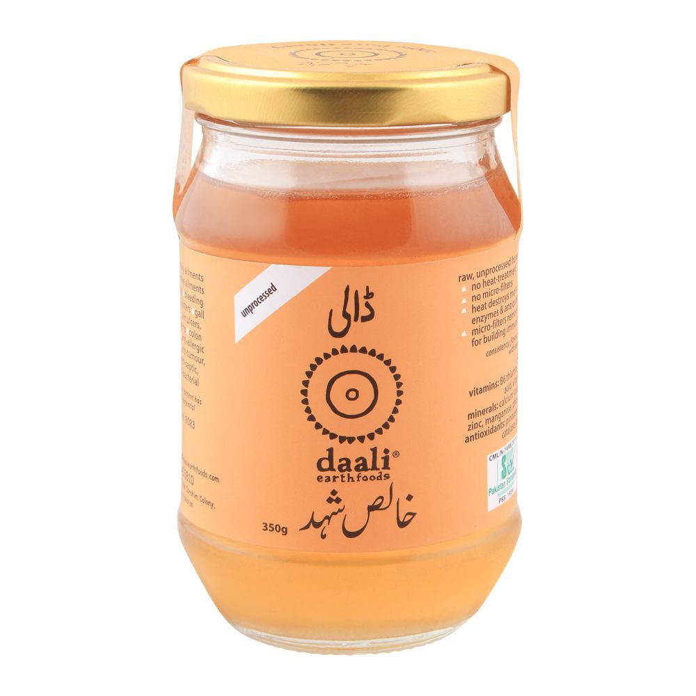 Daali Pure Honey, Unprocessed, 350g