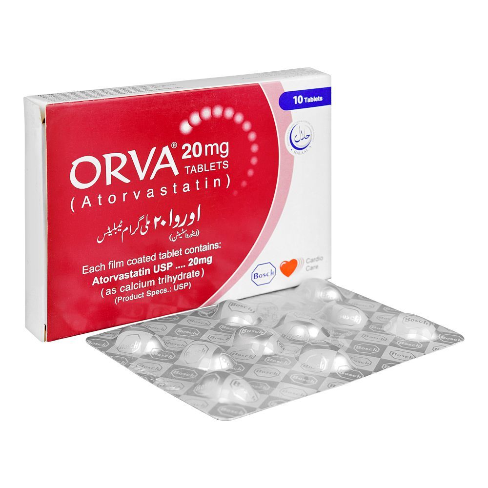 Orva Tablets Box, 20mg