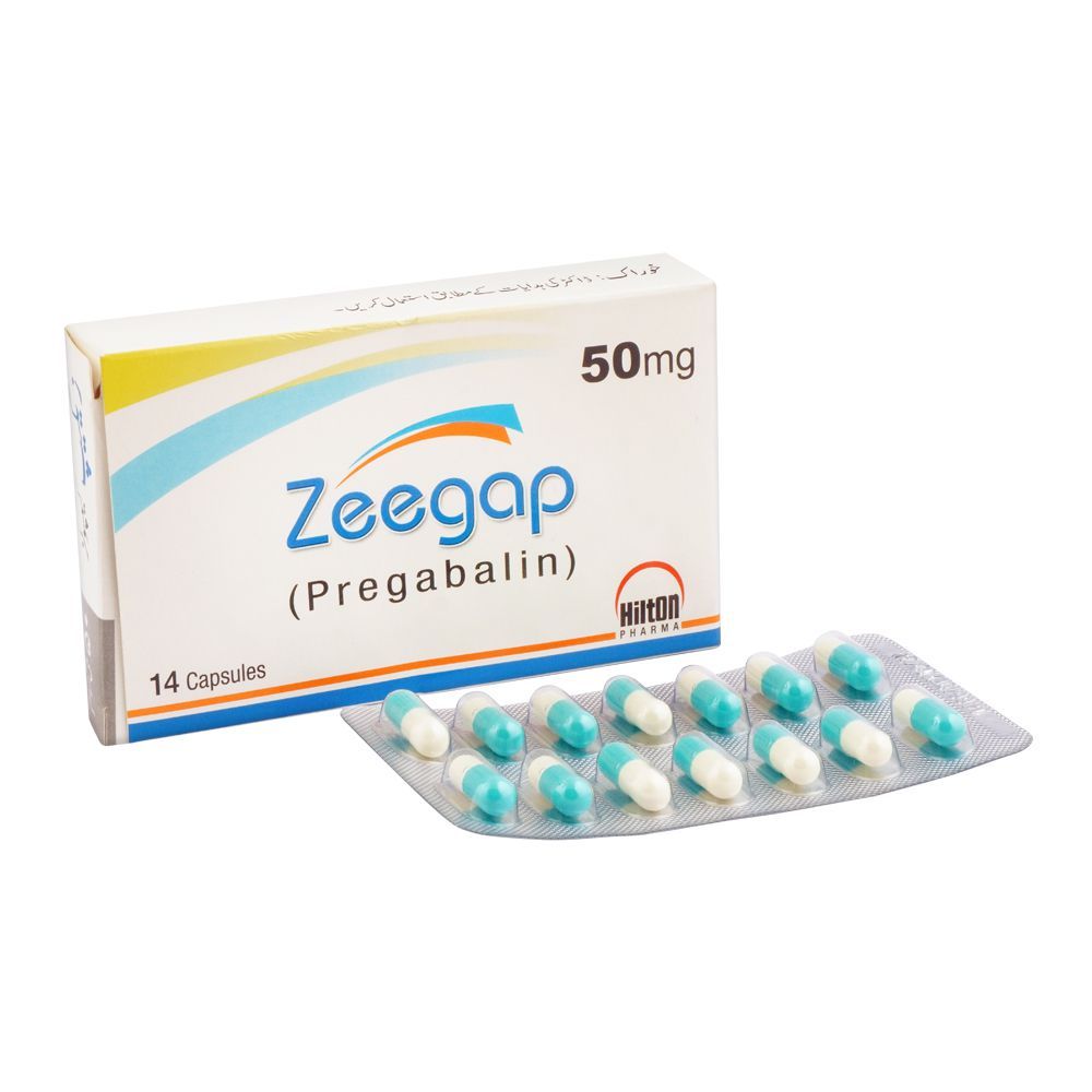 Hilton Pharma Zeegap Capsule, 50mg, 14-Pack