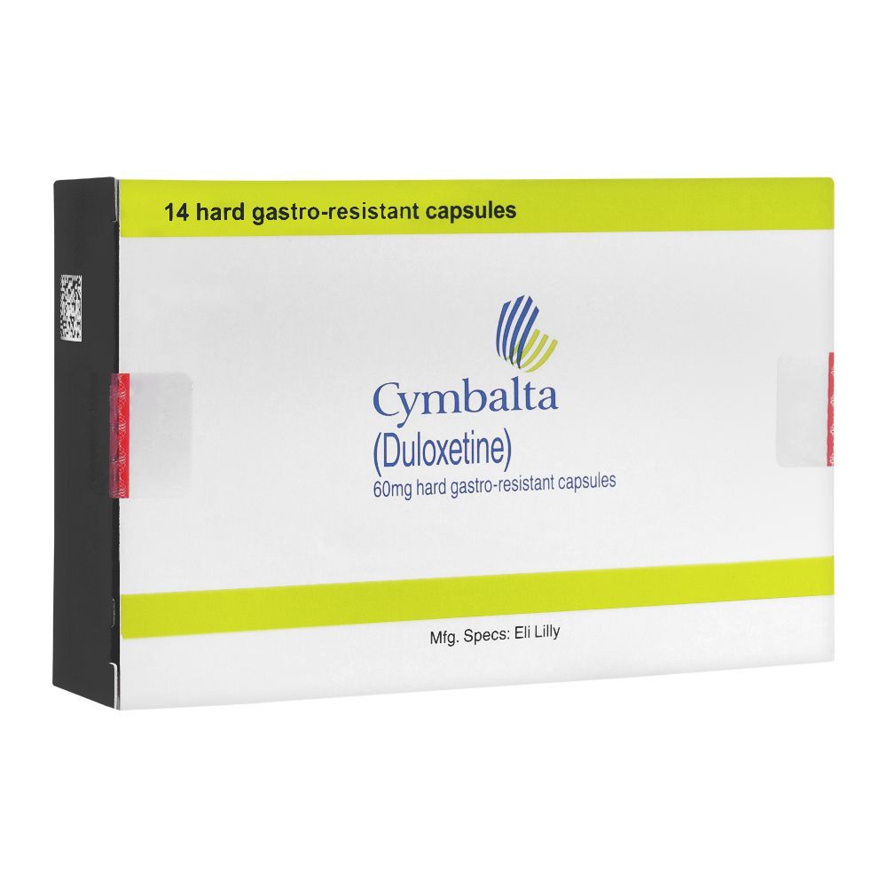 Eli Lilly Cymbalta Capsule, 60mg, 14-Pack