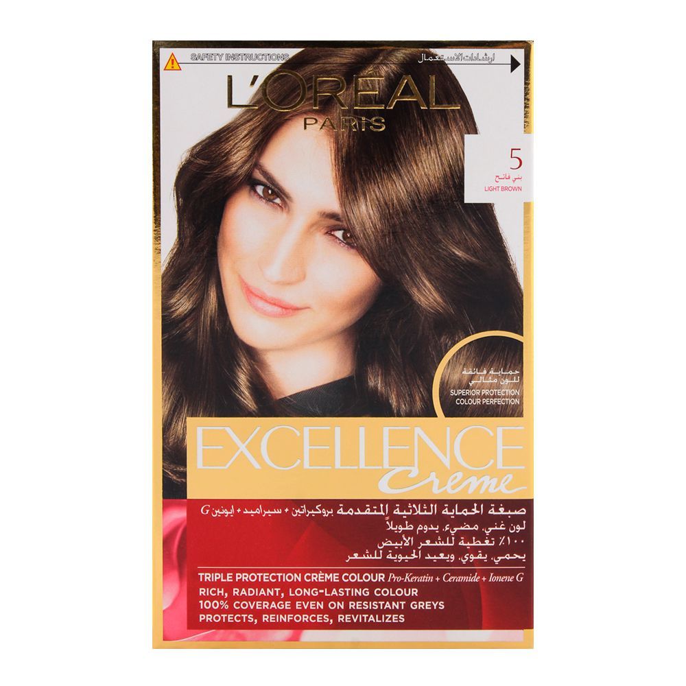 Buy L'Oreal Paris Excellence Hair Color Light Brown 5 Online at Special