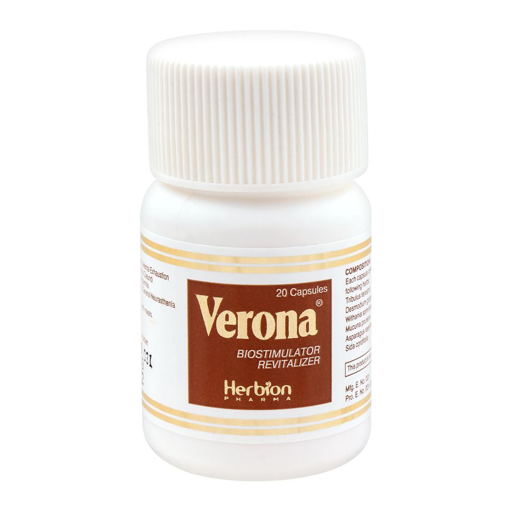 Herbion Verona Capsules, 20-Pack