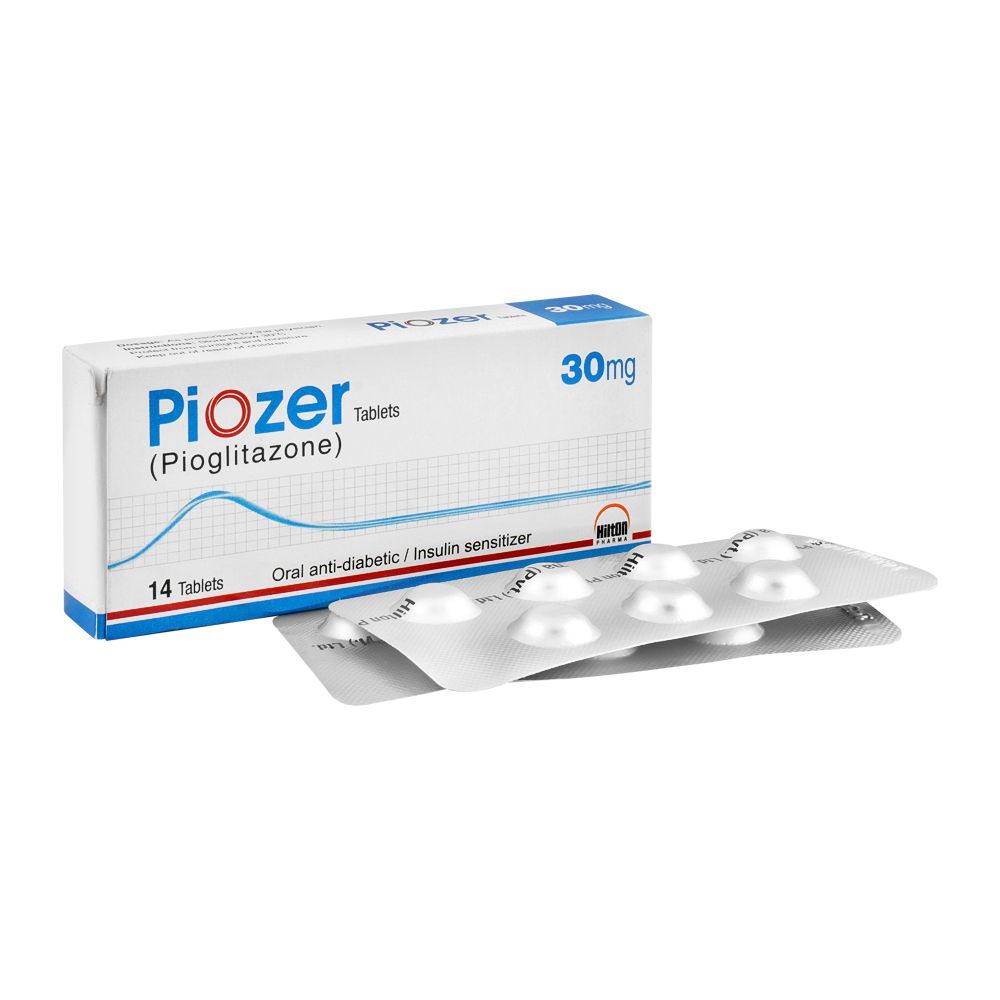 Hilton Pharma Piozer Tablet, 30mg, 14-Pack