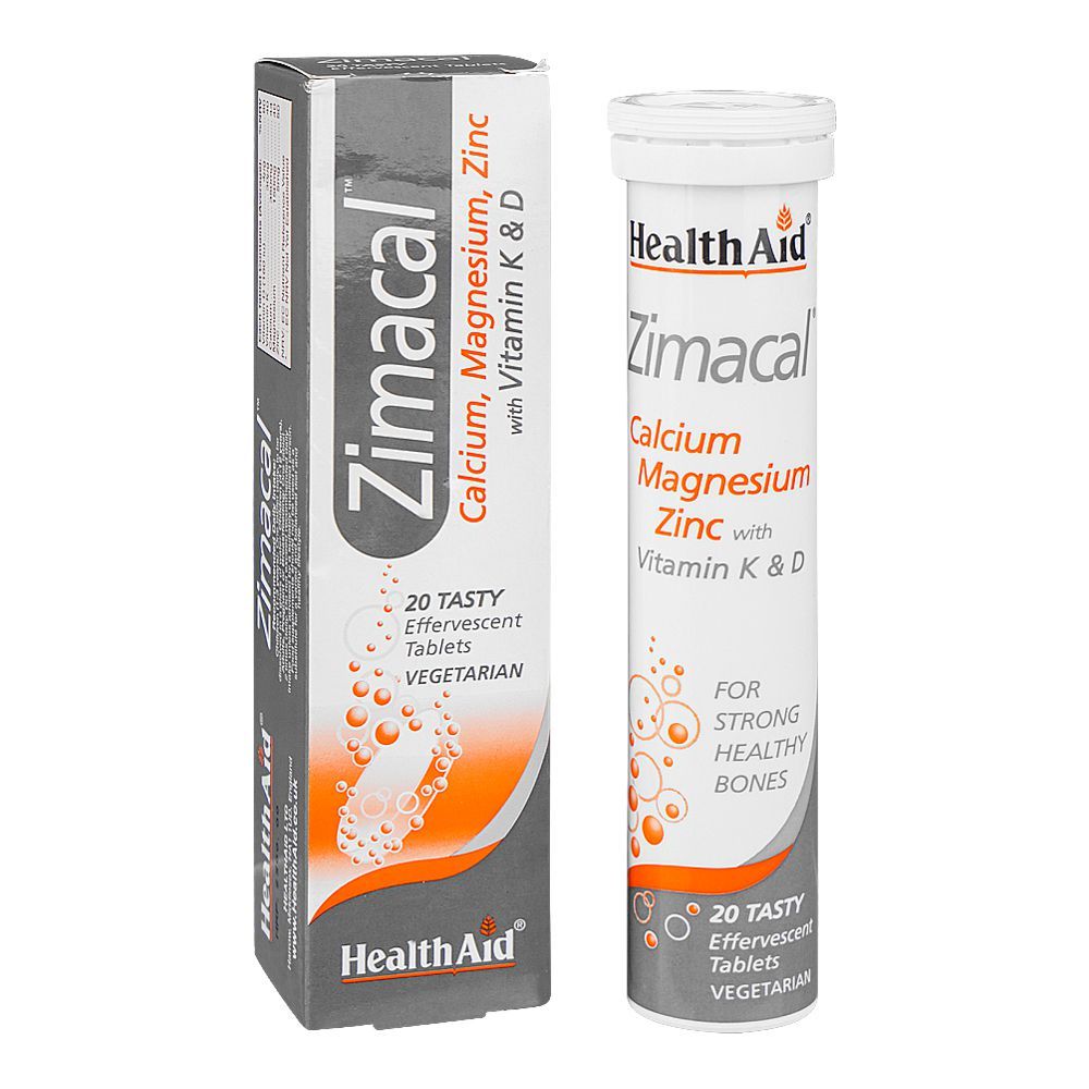 Health Aid Zimacal Tablets, 20-Pack