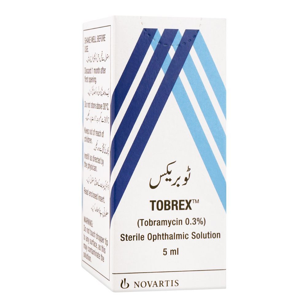 Novartis Pharmaceuticals Tobrex Eye Drops, 5ml