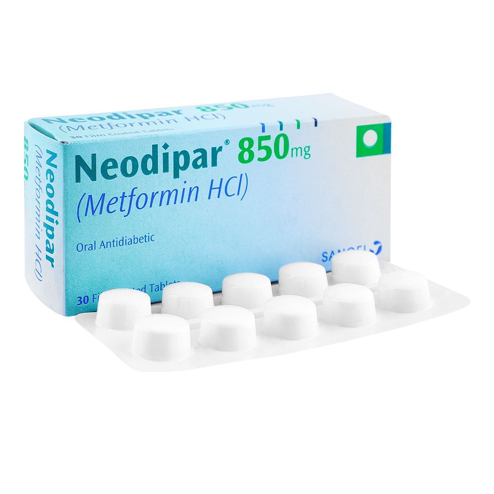 Sanofi-Aventis Neodipar Tablet, 850mg, 30-Pack