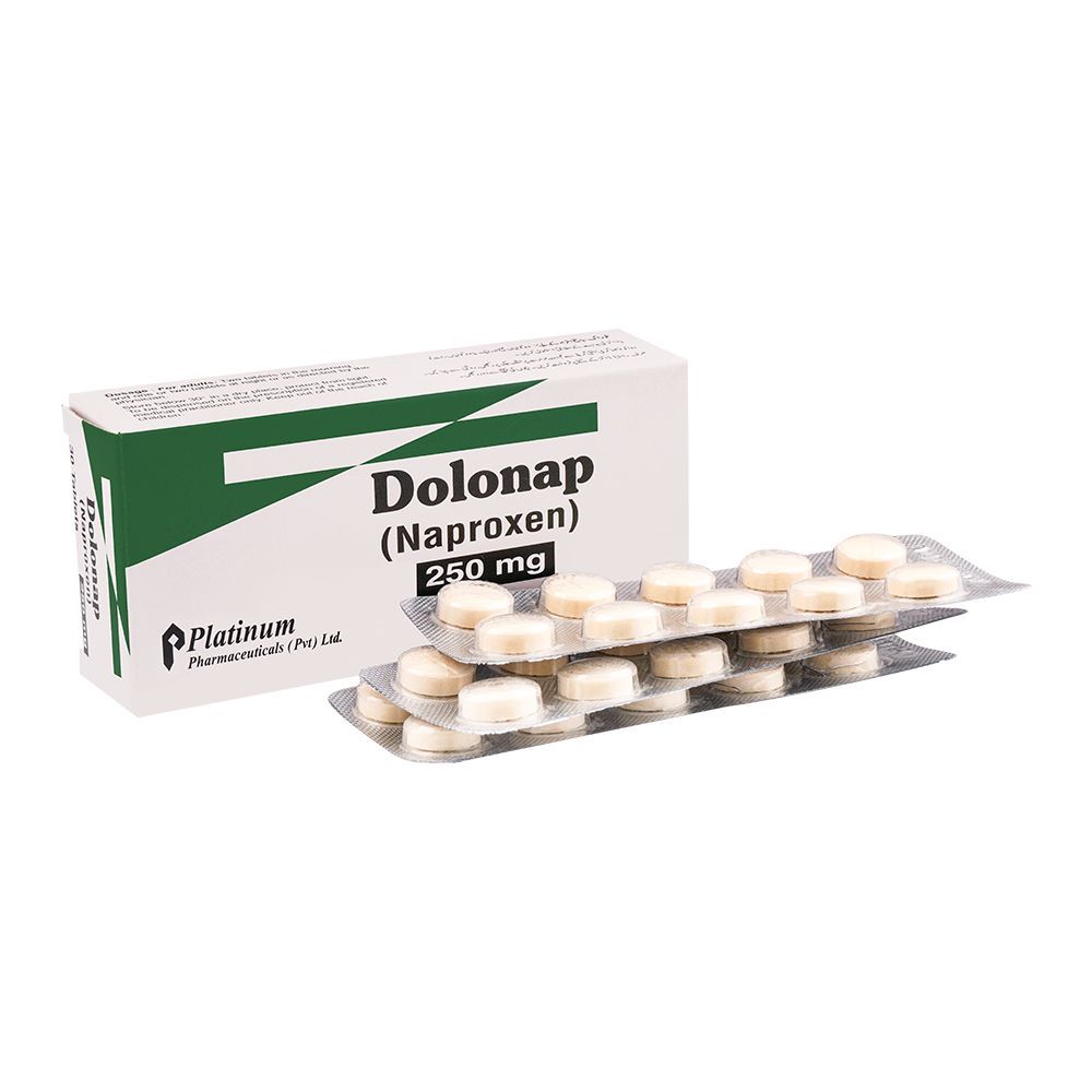 Platinum Pharmaceuticals Dolonap Tablet, 250mg, 30-Pack