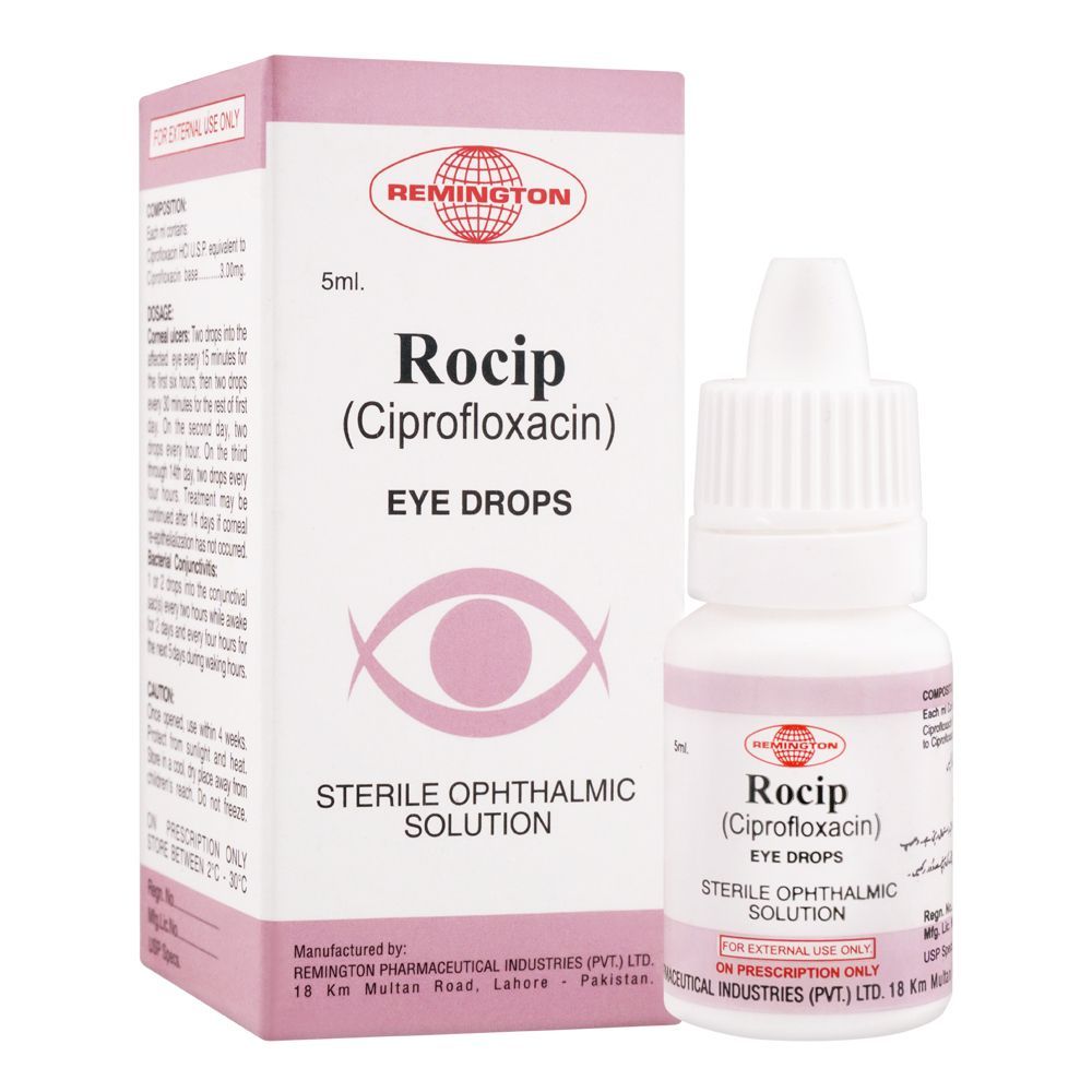 Remington Pharmaceuticals Rocip Eye Drops, 5ml