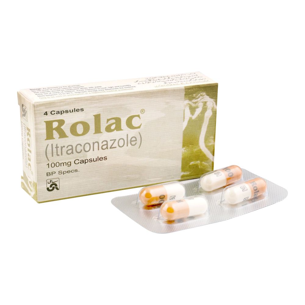 Sami Pharmaceuticals Rolac Capsule, 100mg, 4-Pack
