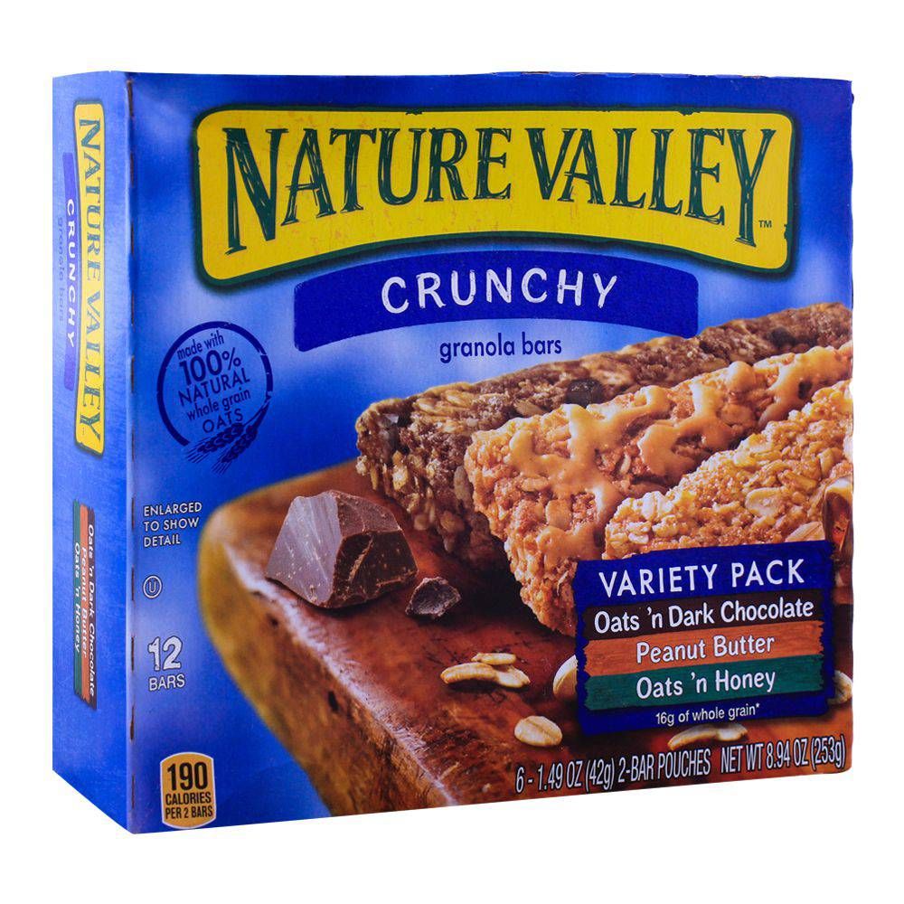 Nature Valley Variety Pack Crunchy Granola Bars 253g