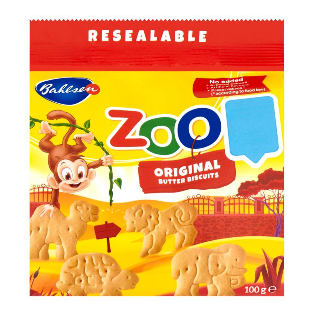 Bahlsen Zoo Original Biscuit 100gm