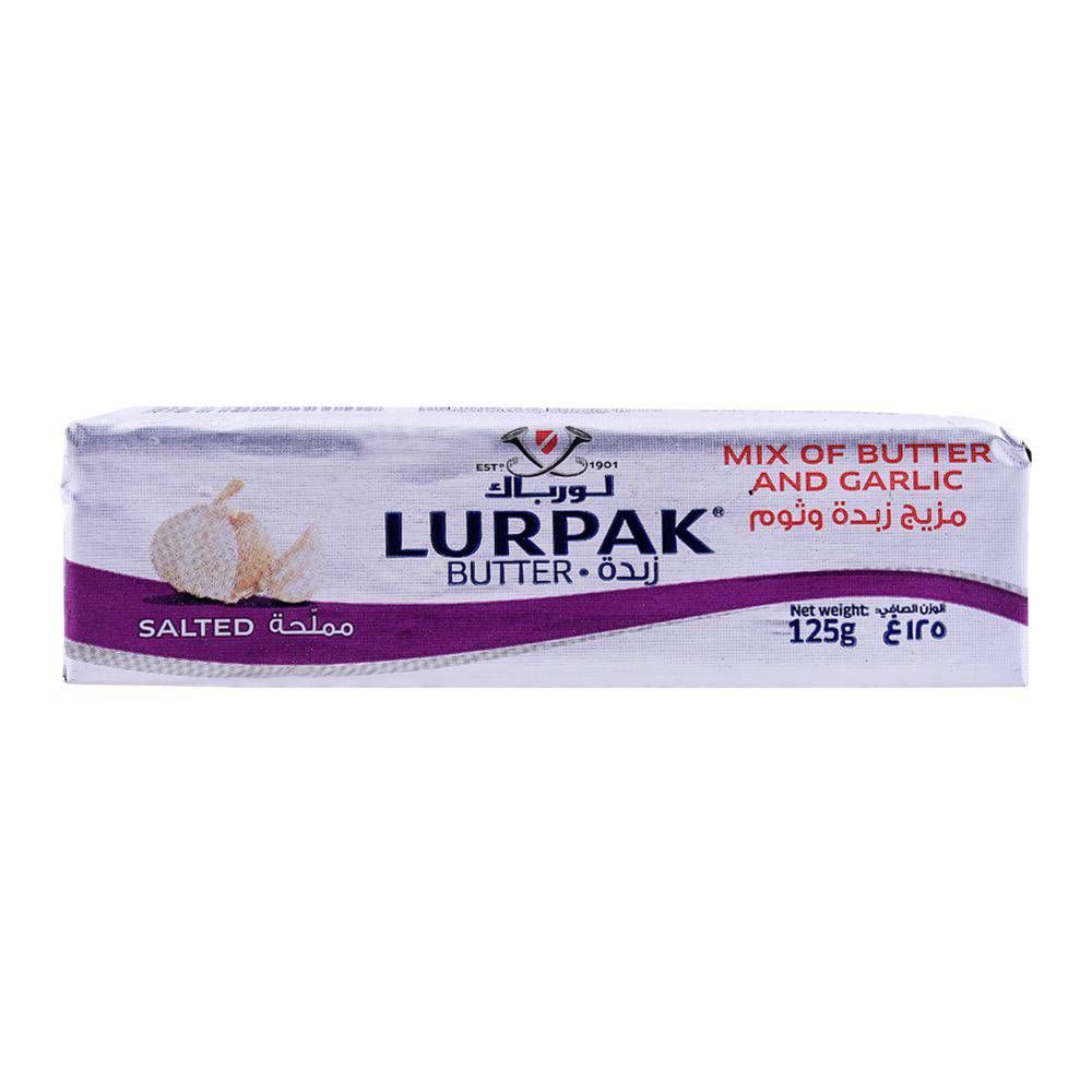 Lurpak Salted Garlic Butter 125g