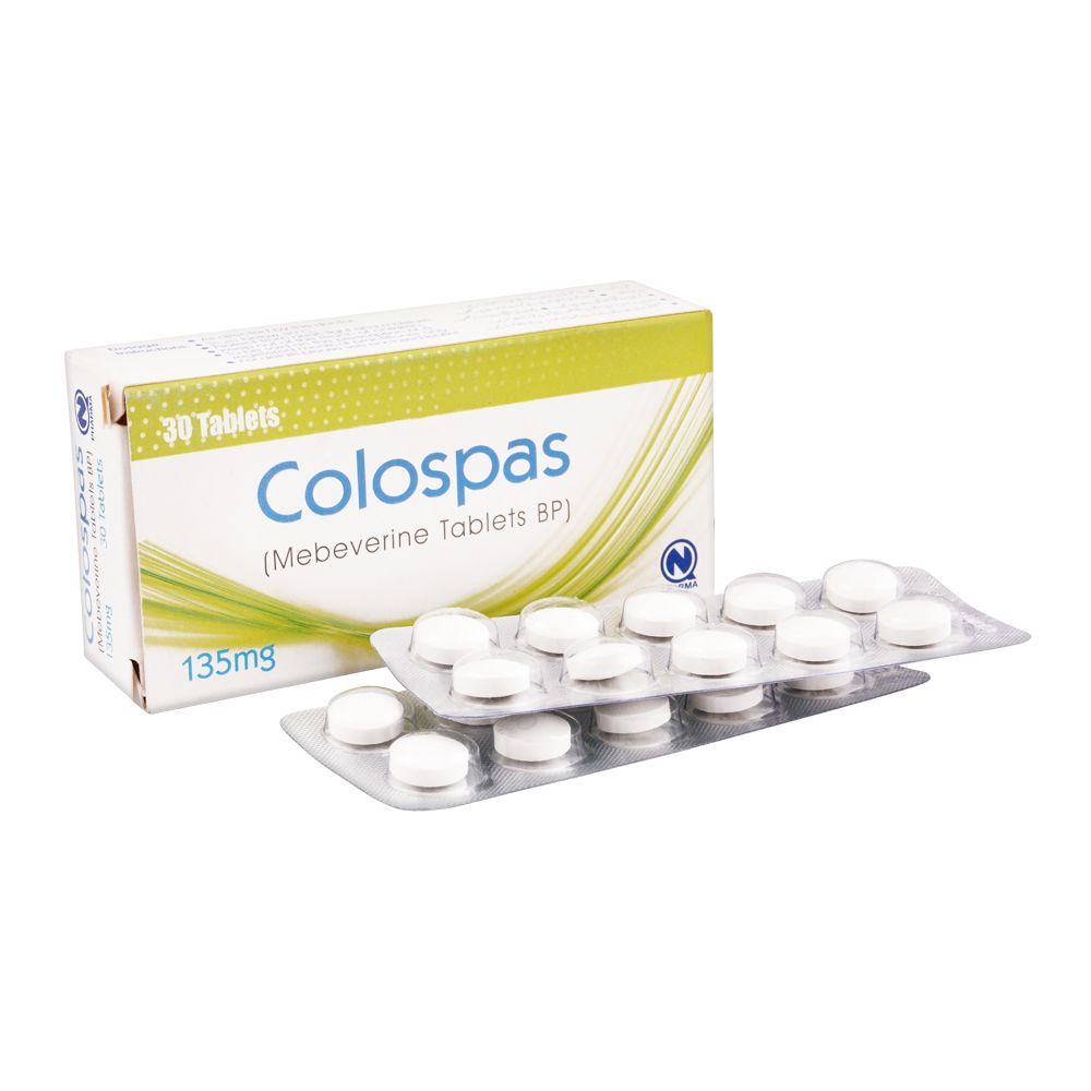 NabiQasim Colospas Tablet, 135mg, 30-Pack