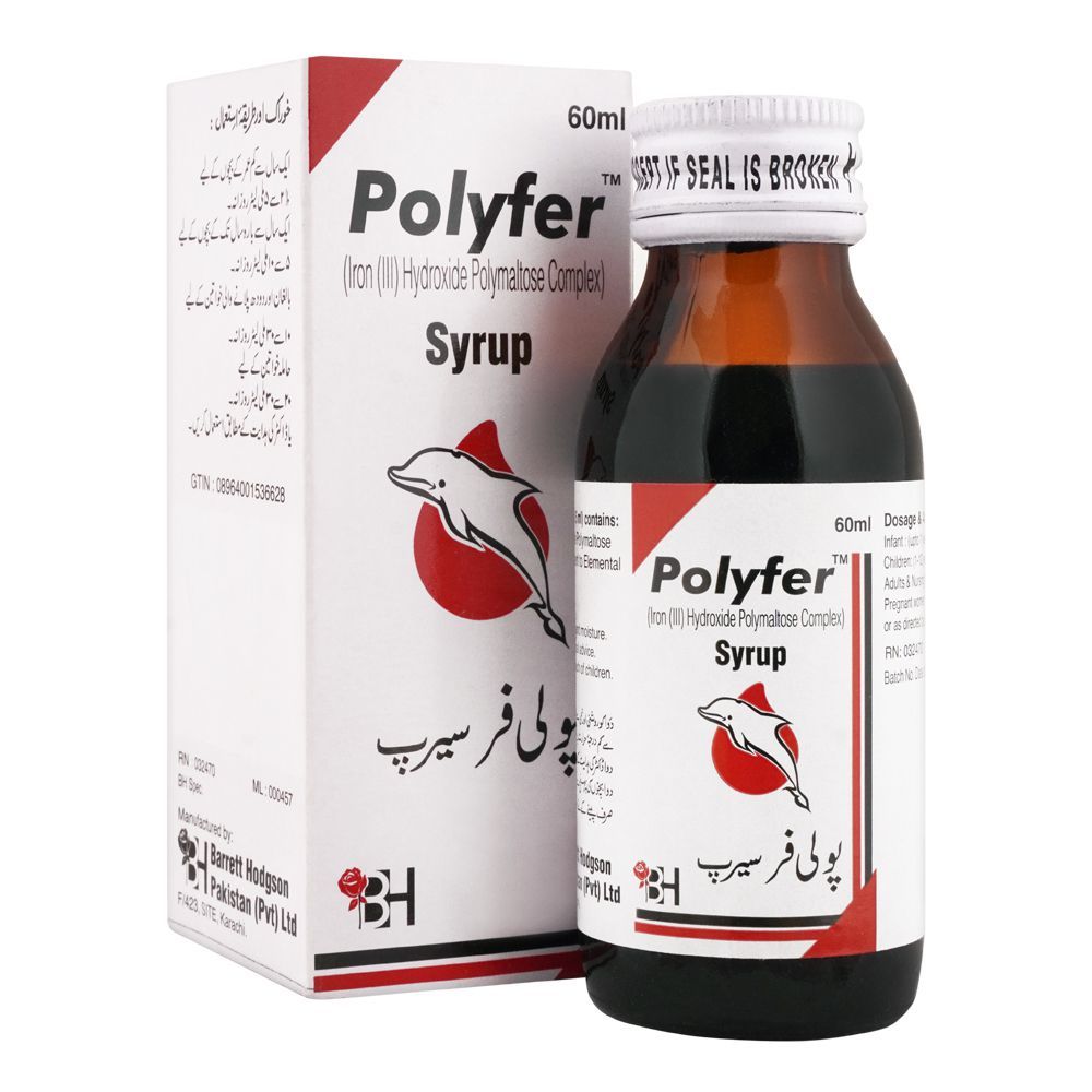 Barrett Hodgson Polyfer Syrup, 60ml