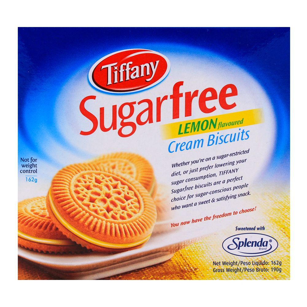 Tiffany Sugar Free Lemon Cream Biscuit 162gm
