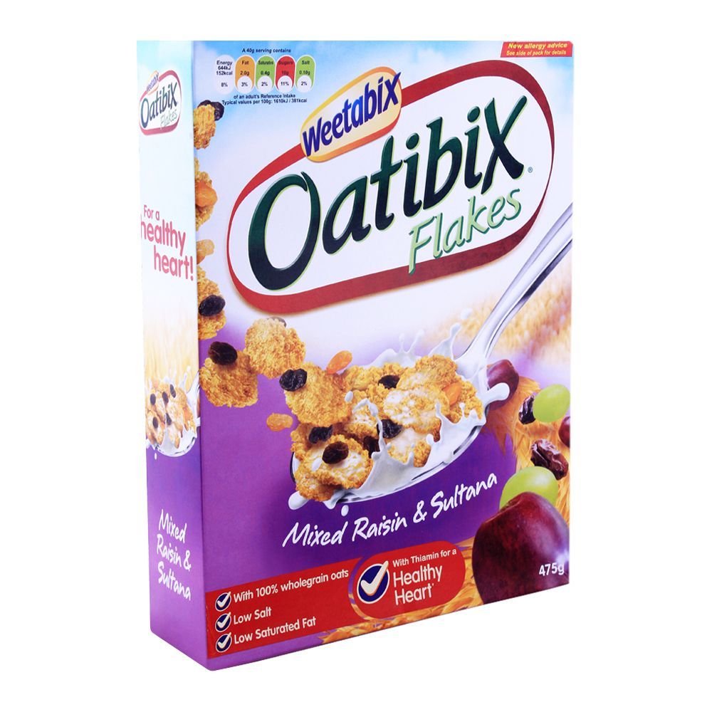 Weetabix Oatibix Flakes Mixed Raisin & Sultana 475g