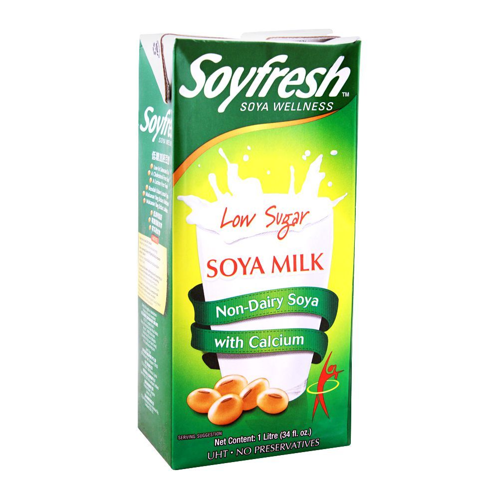 Soyfresh Soya Milk, Low Sugar, Non-Dairy Soya, 1 Liter