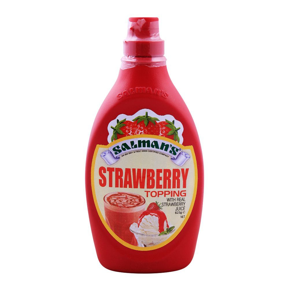 Salmans Strawberry Topping 623g