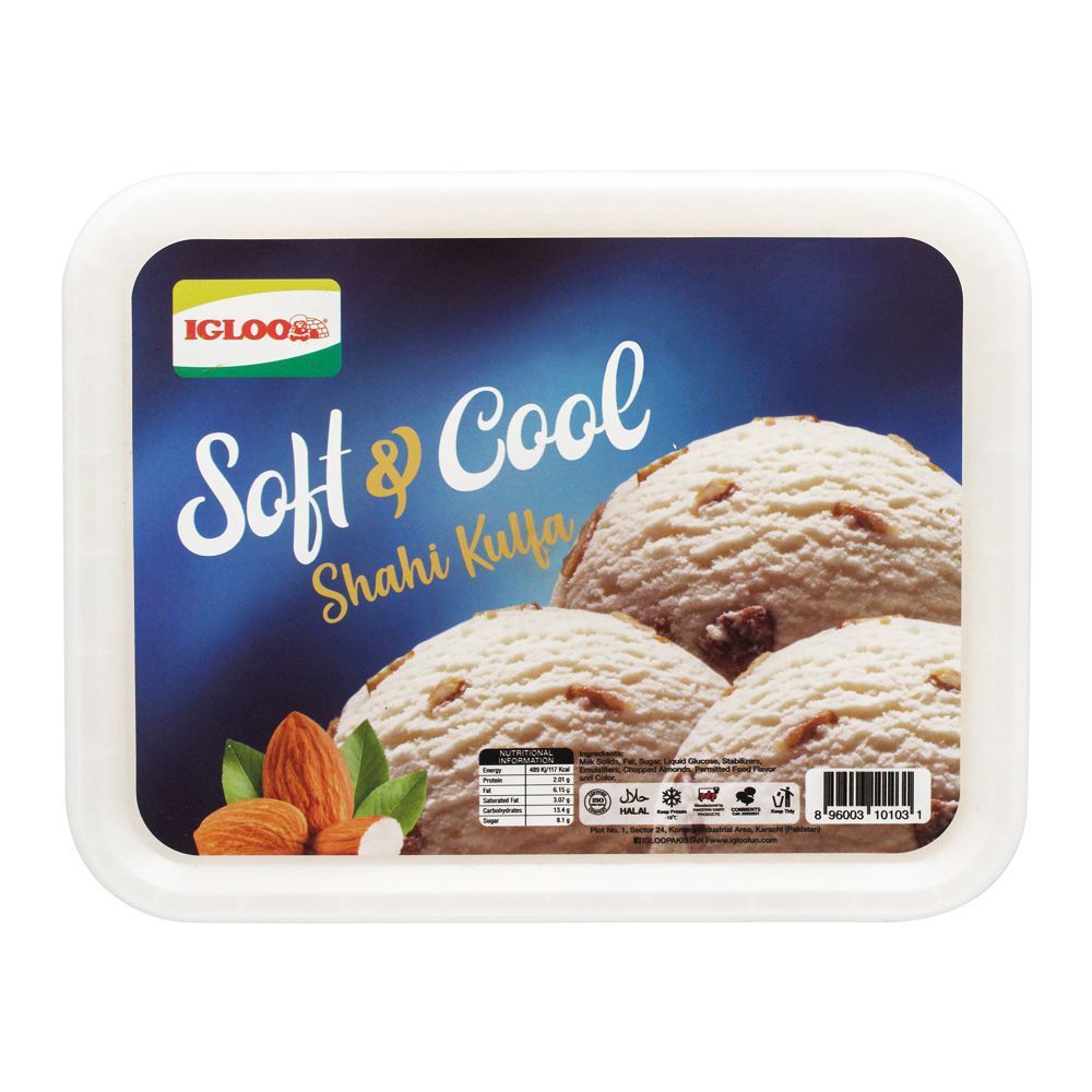 Igloo Soft & Cool Shahi Kulfa Frozen Dessert, 1600ml