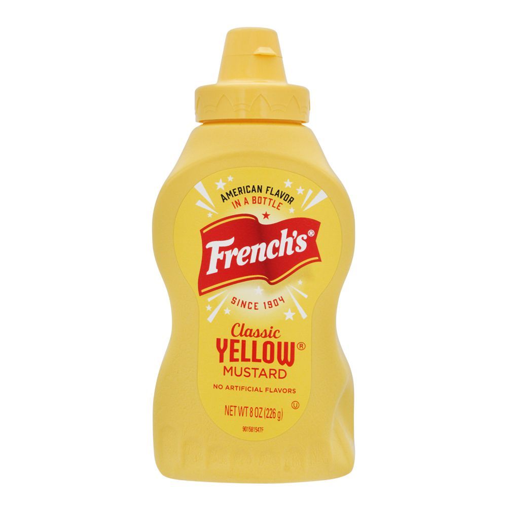 French's Classic Yellow Mustard, 8oz, 226g