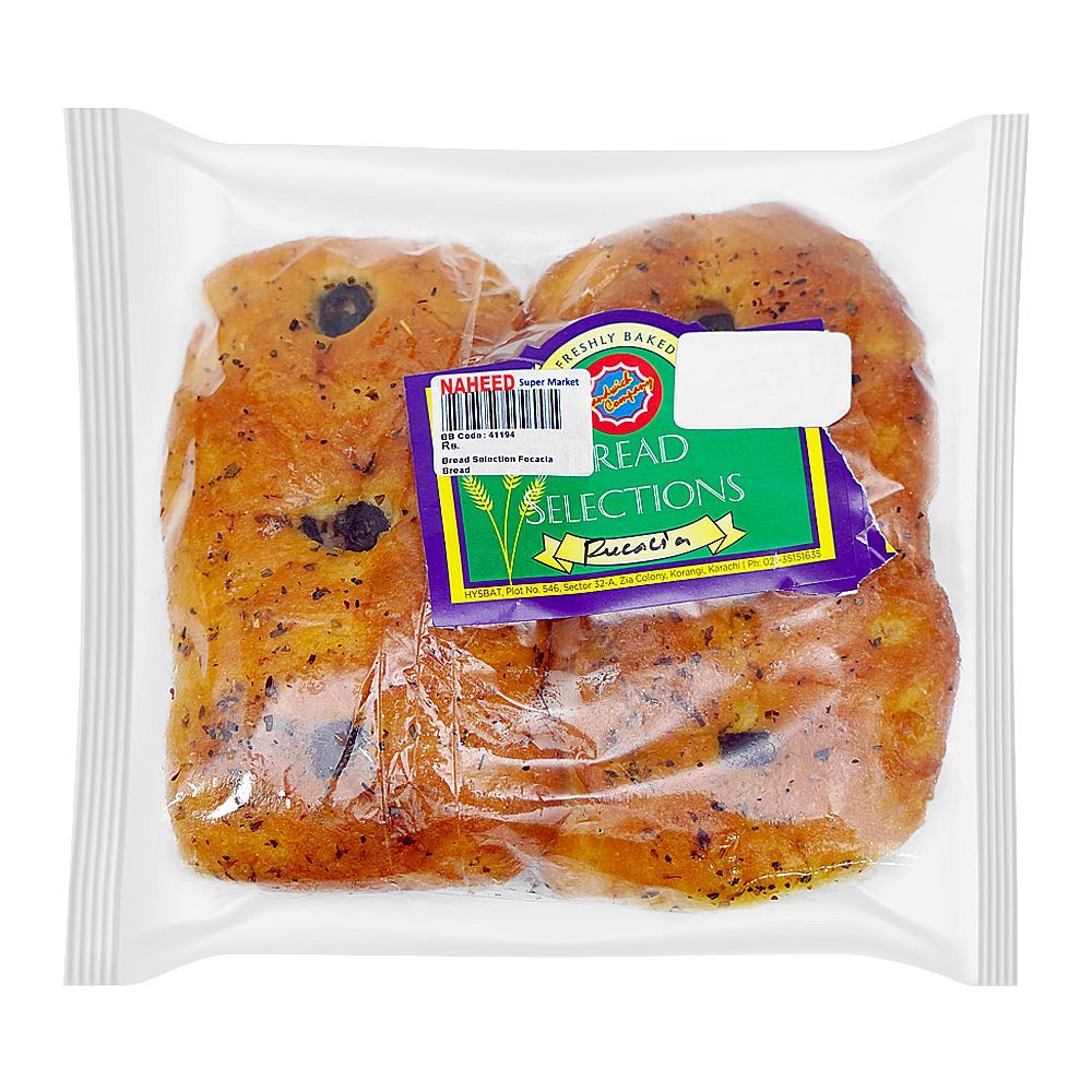 Bread Selection Focaccia Bread, 2-Pack