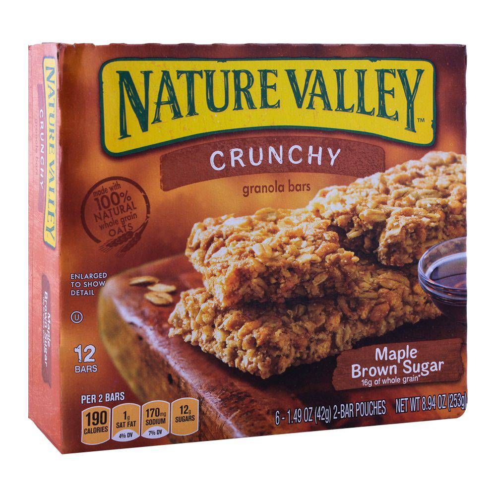 Nature Valley Maple Brown Sugar Crunchy Granola Bars 252g