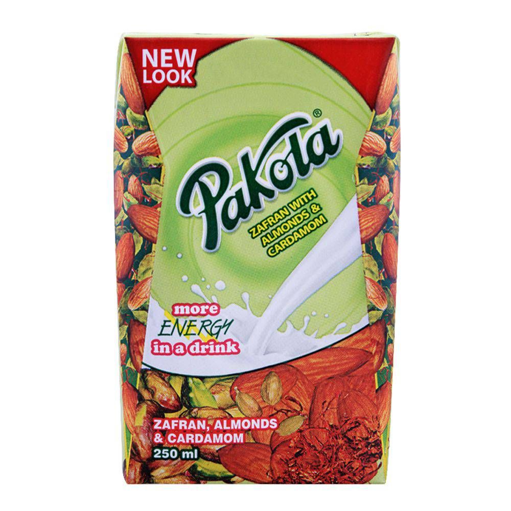 Pakola Zafran Almond & Cardamom Flavoured Milk 250ml