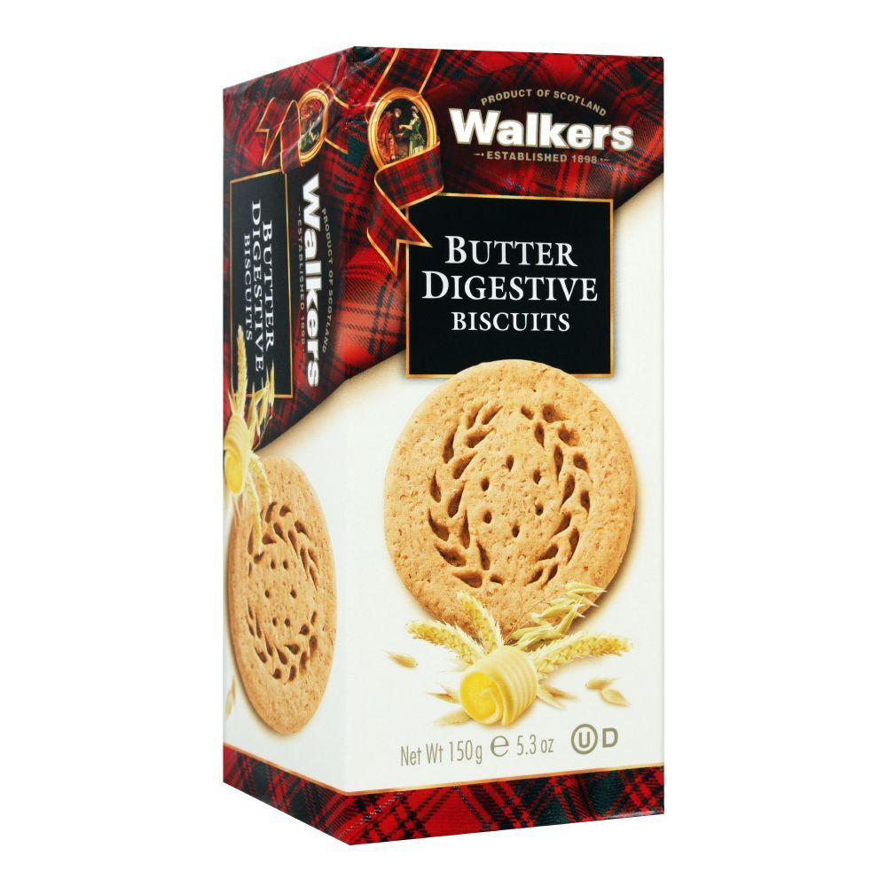 Walkers Butter Digestive Biscuits, 150g