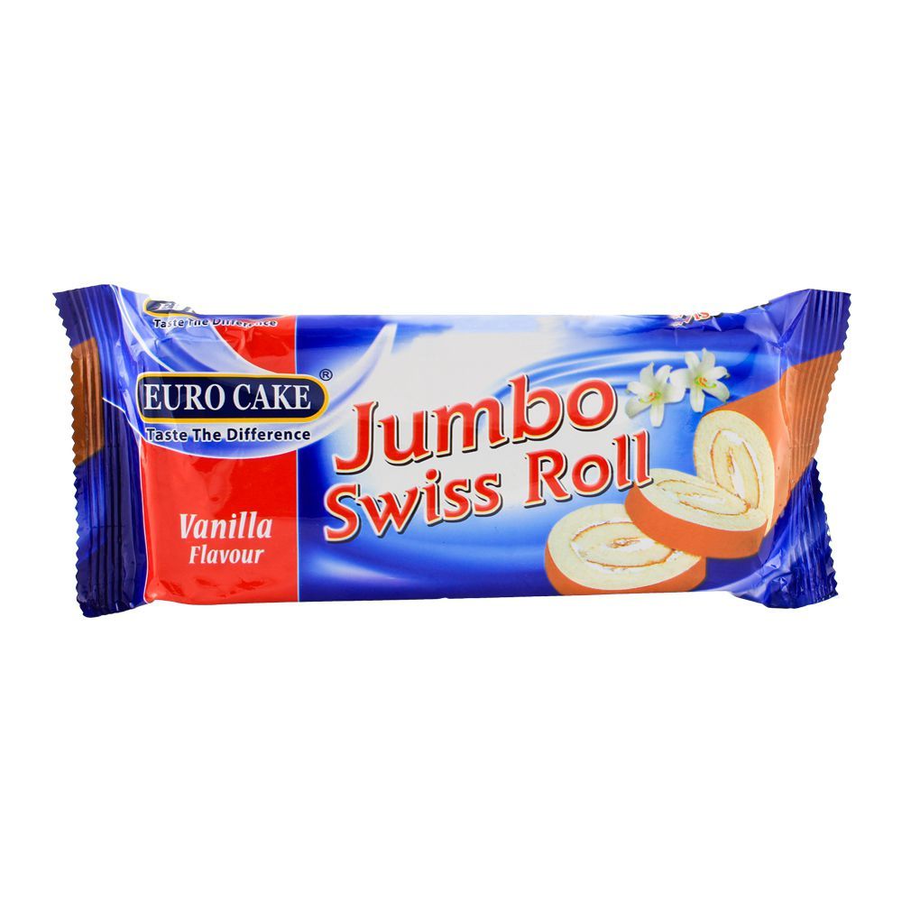 Euro Vanilla Jumbo Swiss Roll