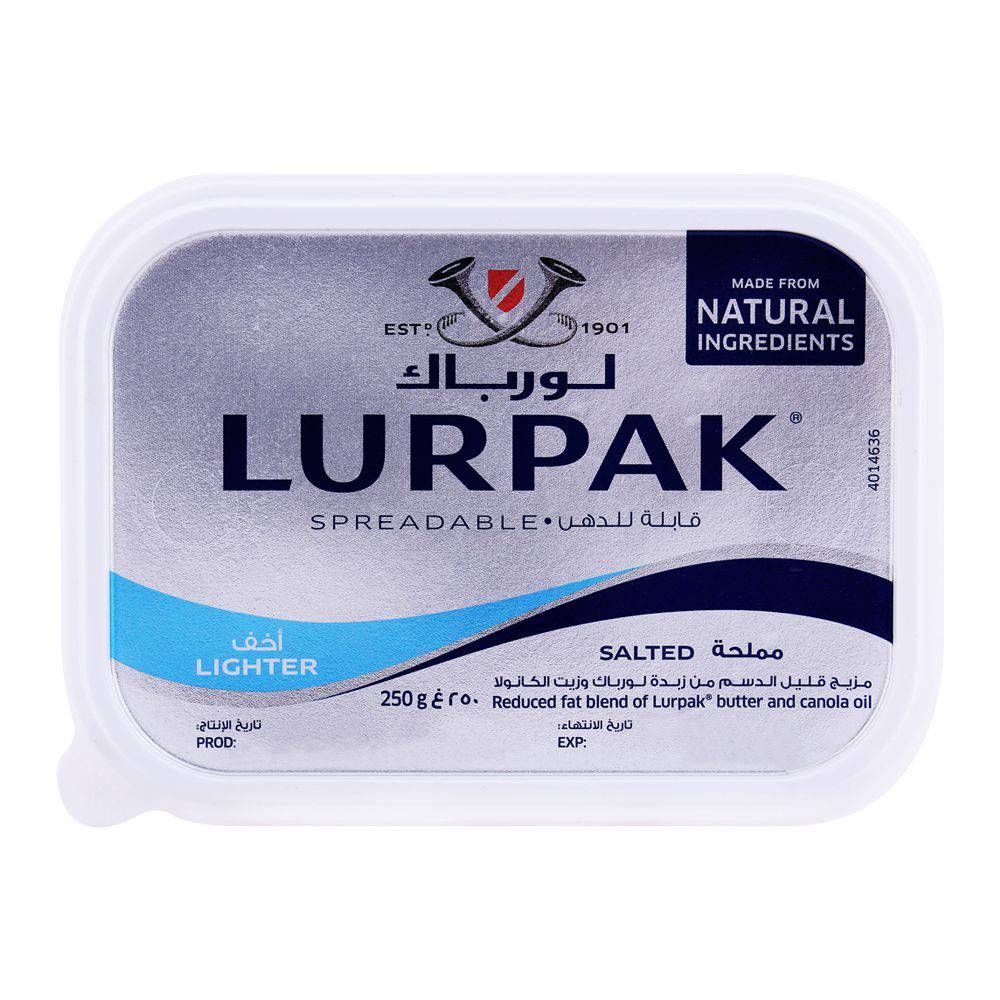 Lurpak Salted Lighter Spreadable Butter 250g