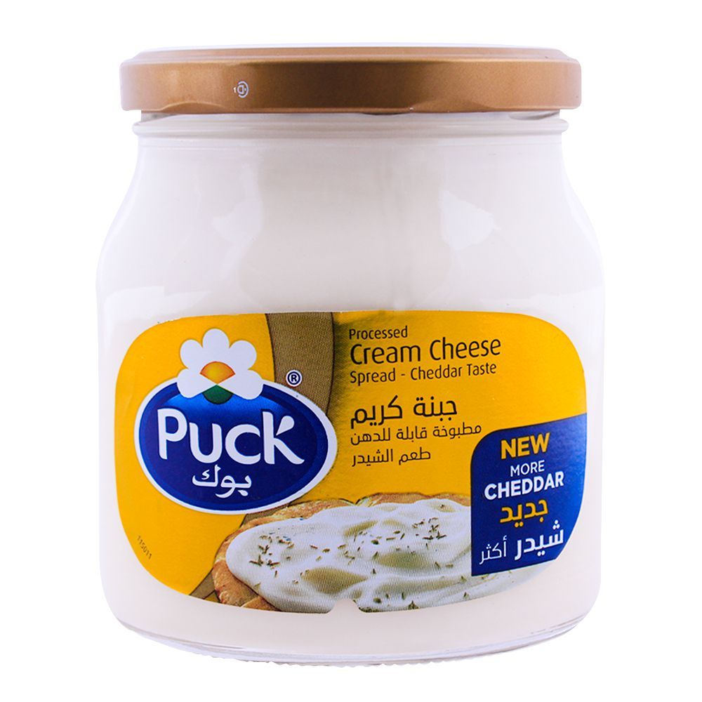 Puck Cheddar Cream Cheese Spread 500g