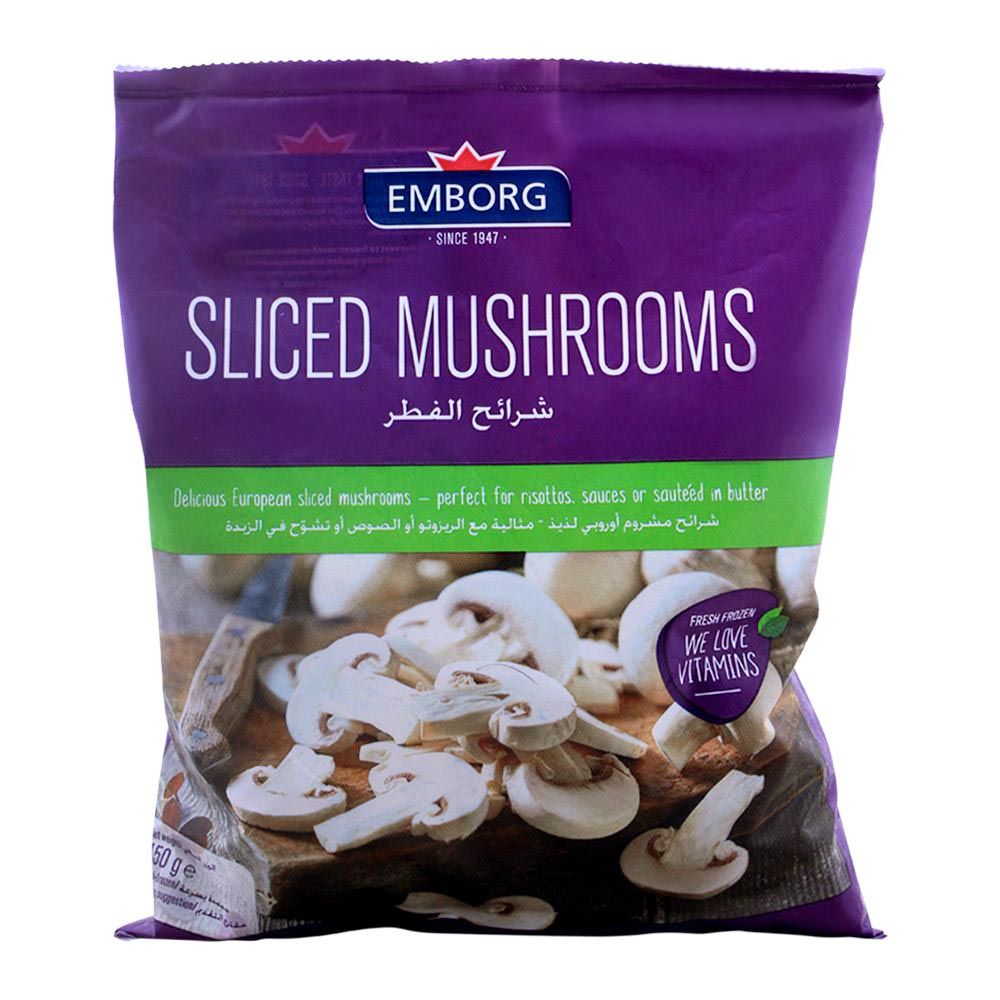 Emborg Frozen Sliced Mushroom 450g