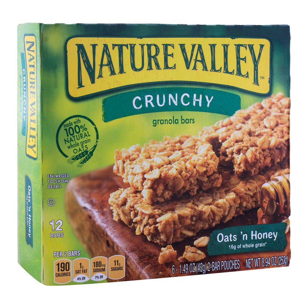 Nature Valley Oats and Honey Crunchy Granola Bars 252g