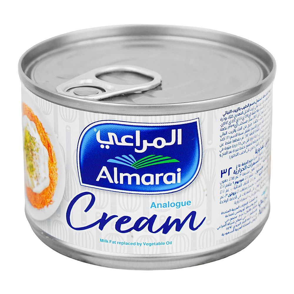 Almarai Analogue Cream, Milk Fat Replaced by Vegetable Oil, 170g Tin