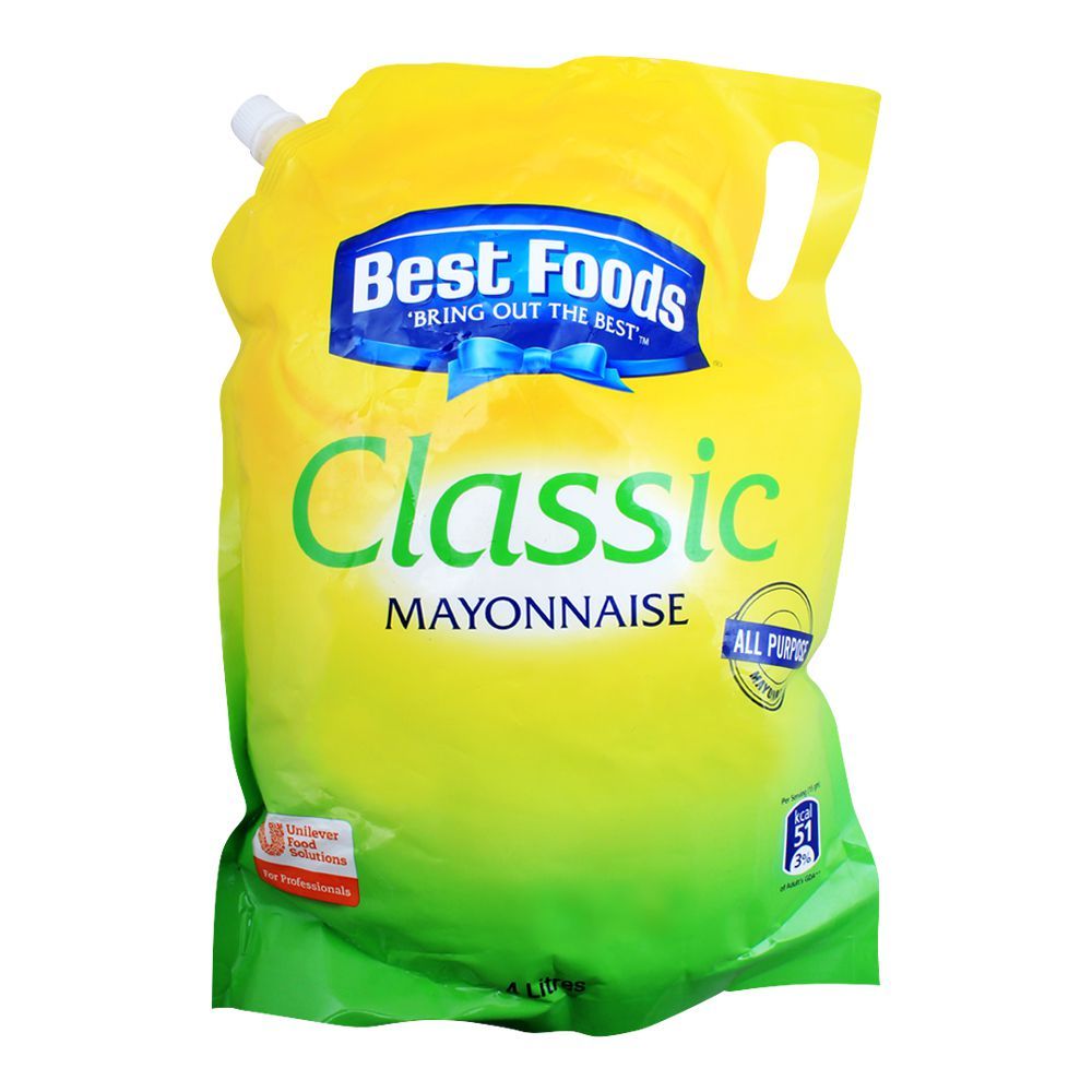 Best Foods Classic Mayonnaise, 4 Liters