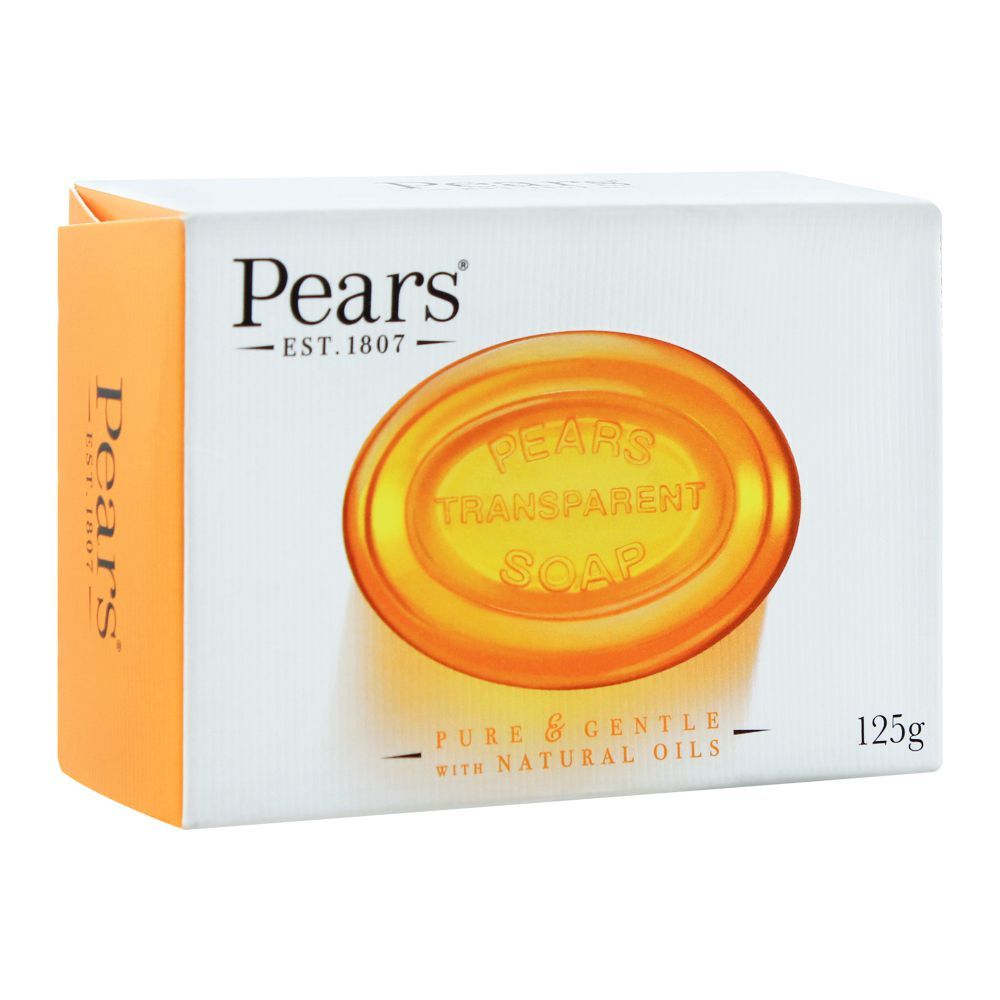 Pears Transparent Soap With Natural Oils, 125g