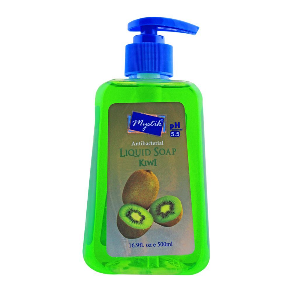 Mystik Kiwi Antibacterial Liquid Soap, 500ml
