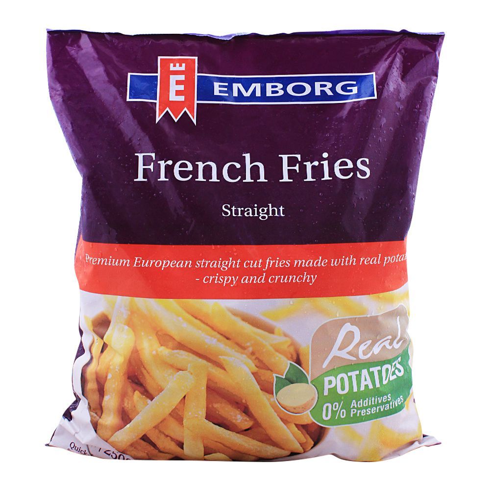 Emborg French Fries, Straight, 2.5 KG