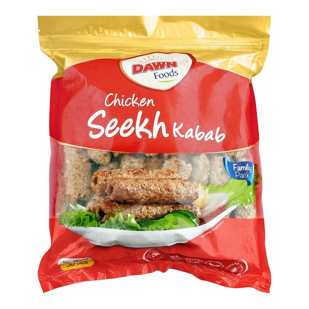 Dawn Chicken Seekh Kabab, Family Pack 33-Pack, 990g