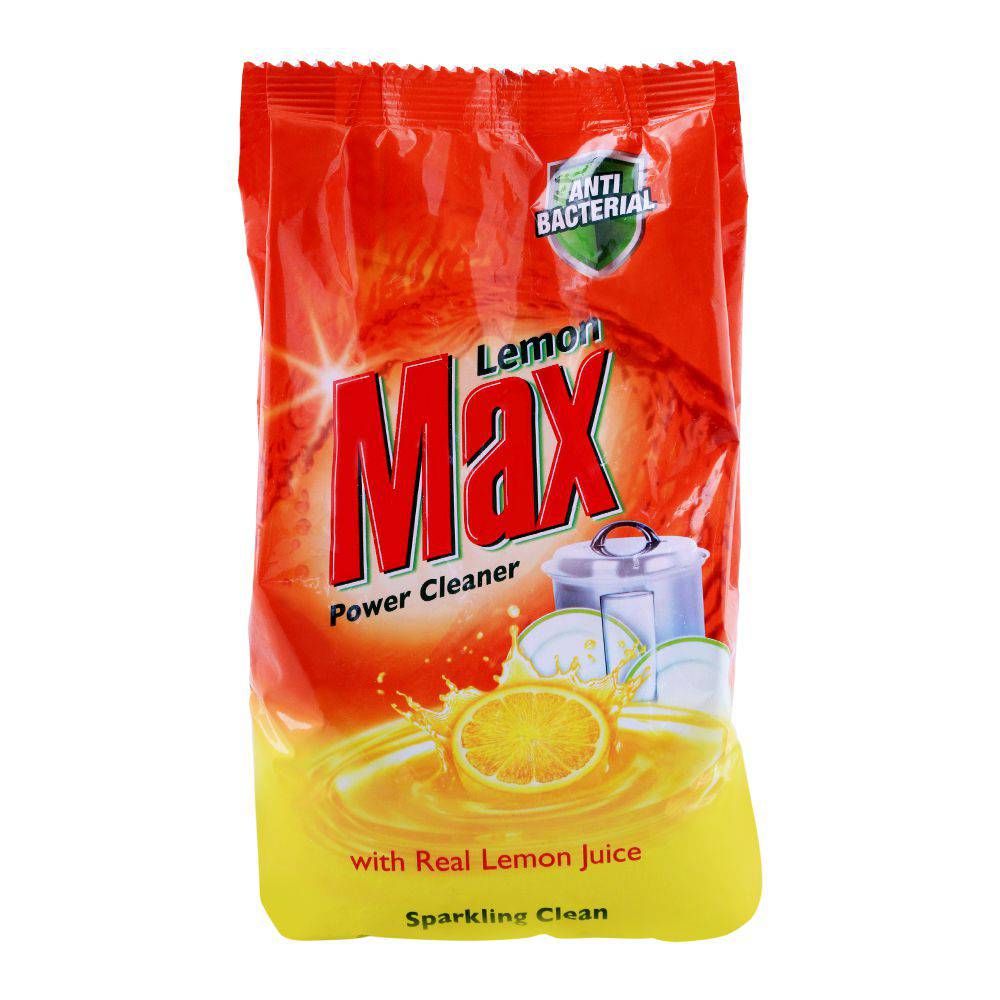 Lemon Max Power Cleaner, Dishwash, With Lemon Juice, 900g