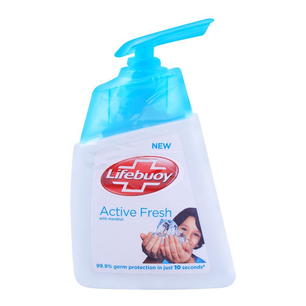 Lifebuoy Hand Wash, Active Fresh With Menthol 220ml