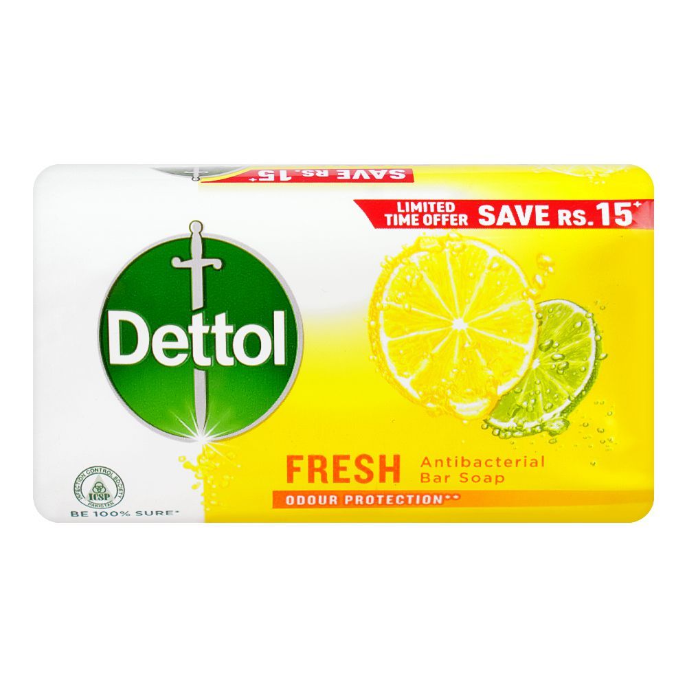 Dettol Fresh Antibacterial Soap, 110g