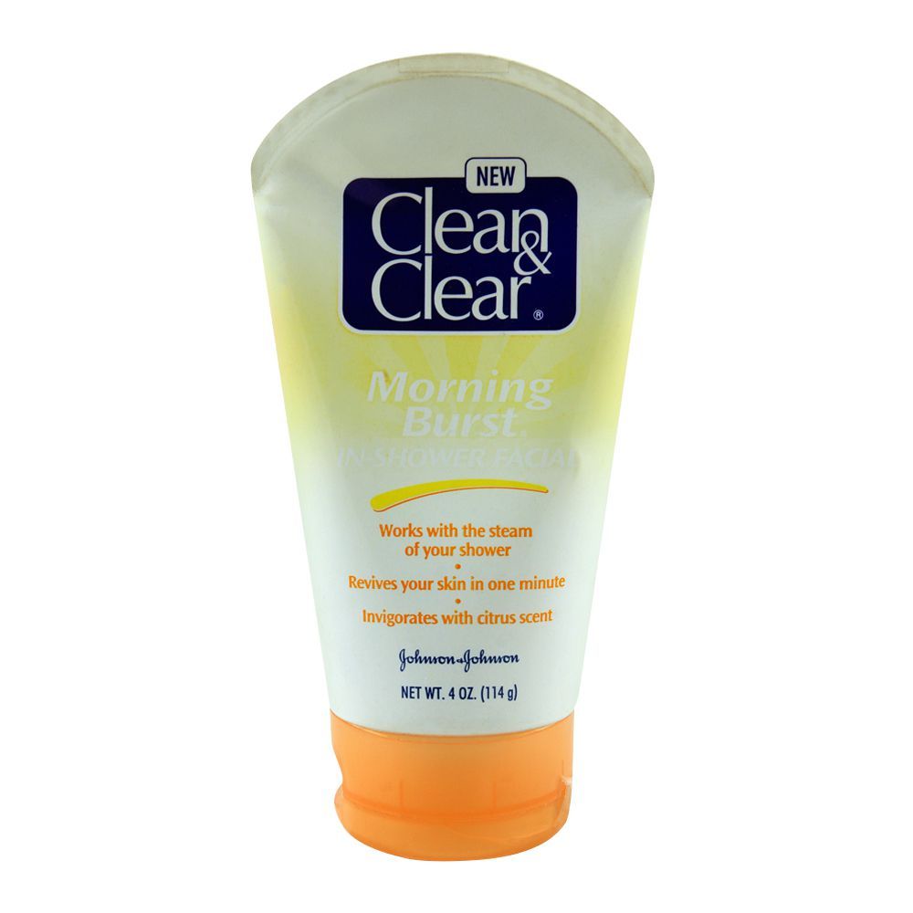 Clean & Clear Morning Burst In Shower Facial, 114g