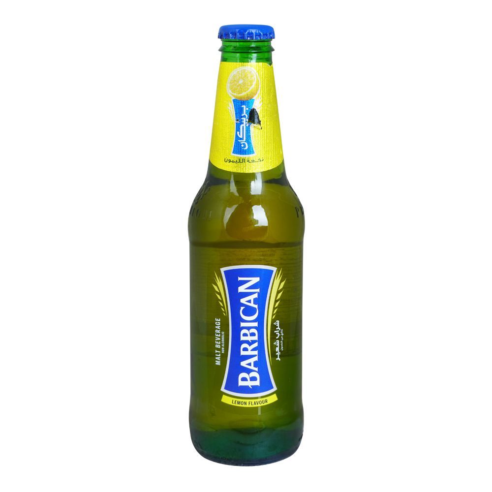 Barbican Lemon Malt Bottle, Non-Alcoholic, 330ml