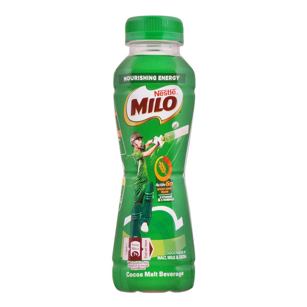 Milo Cocoa Malt Drink Bottle, Cocoa Malt Beverage, 220ml