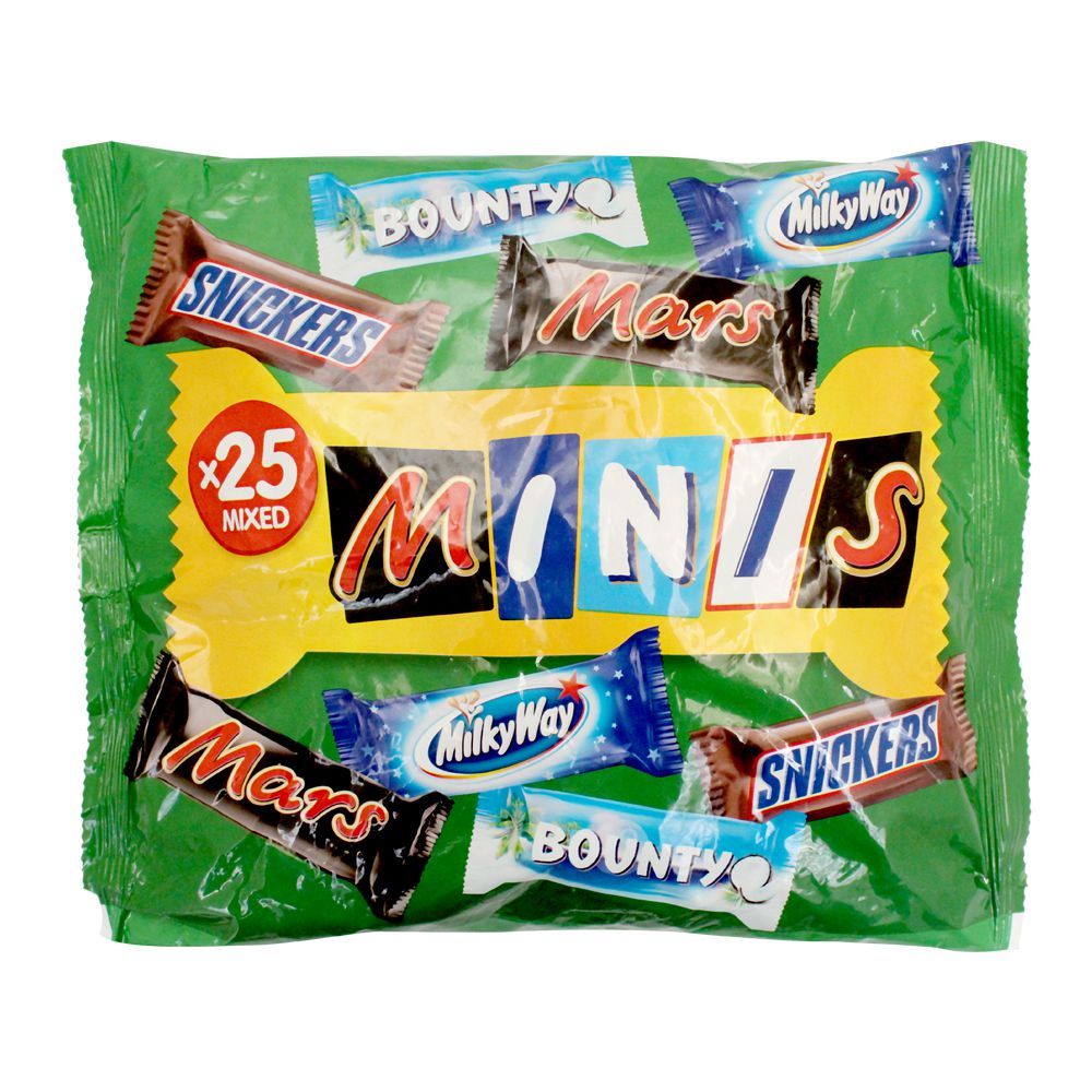 Mars Best Of Minis Chocolate, 25 Mix Bars, 500g