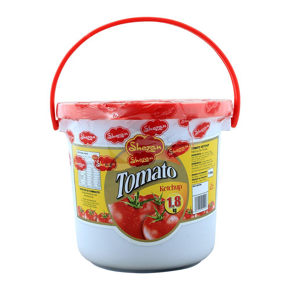 Shezan Tomato Ketchup Bucket, 1.8 KG 