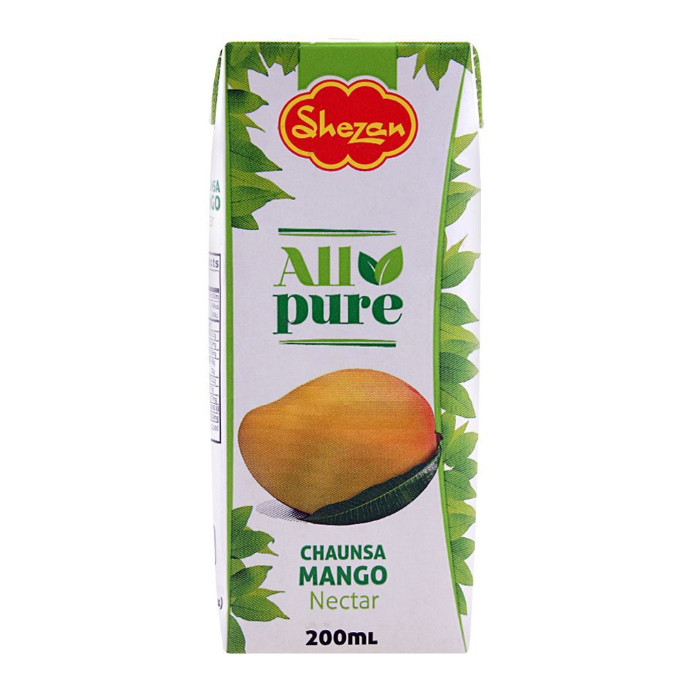 Shezan All Pure Chaunsa Mango Fruit Nectar, 200ml
