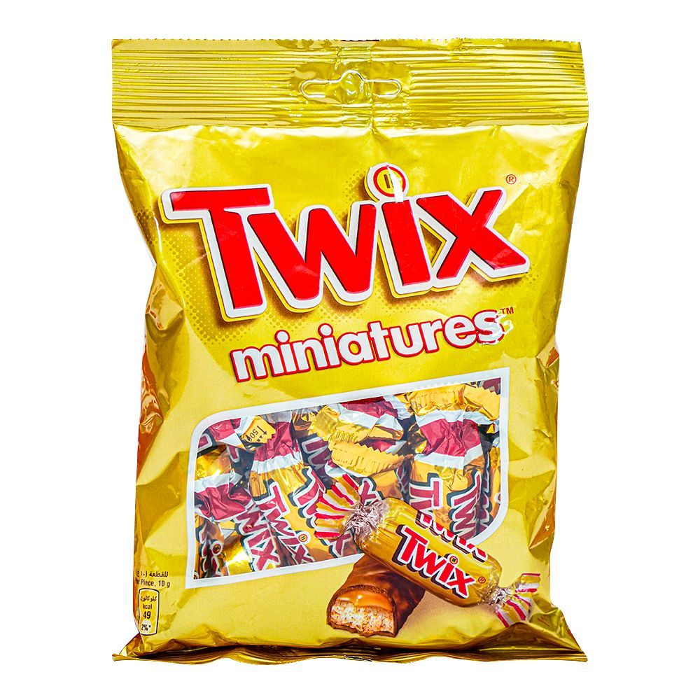 Twix Miniatures Frozen Chocolate Mini Bars Pouch, 150g